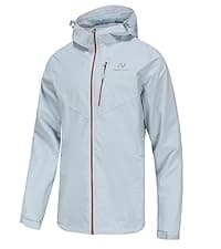 NORDIC OUTLAND Mens Lightweight Hooded Waterproof Rain Jacket Breathable Raincoat Shell for Outdoor Mountain Hiking
