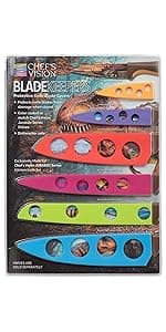 CHEF'S VISION Jurassic Knife Set - 6-Piece Stainless Steel Cutting Knives Set for Kitchen - Stunning Dinosaur Designs, Great Gift for Women or Men - Unique Kitchen Knife Set Gift