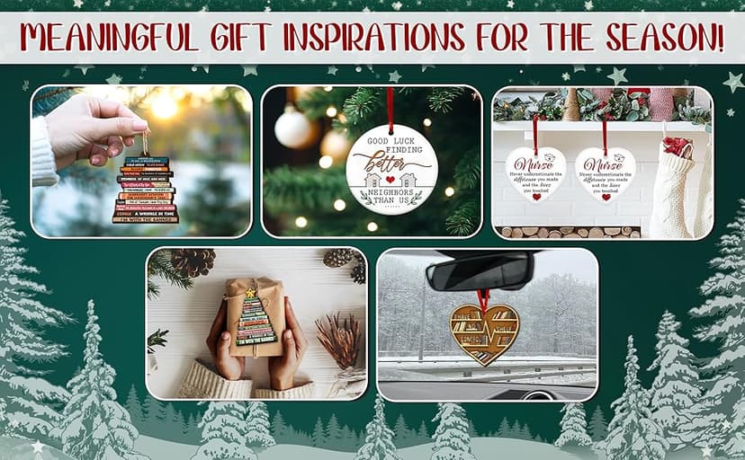 GEEMBI Elephant Gifts for Women - Suncatcher Christmas Ornaments 2025 for Tree Decorations - Elephant Ornament for Christmas Decorations, Sister Gifts for Friends, Friend Gift for Sister