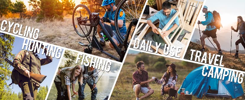 Gifts for Men Him Dad, Pocket Multitool Knife, Christmas Stocking Stuffers for Men, Anniversary Birthday Gifts for Husband, Boyfriend, Guy, Groomsmen, Fathers Day, Gadget for Hiking, Camping, Outdoor