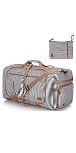 Urtala 80L EXTRA LARGE Duffle Bag for Travel, 26" Foldable Travel Duffel Bag with Shoe Compartment for Men Women, Waterproof & Tear Resistant (Black, EXTRA LARGE, 80L)