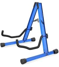 MUSO Guitar Stand,Acoustic Guitar Stand,Wood Classical Electric Guitar Stand,Foldable Bass Guitar Stand,Guitar Accessories also fit Bass,Violin,Ukulele(Zebra)