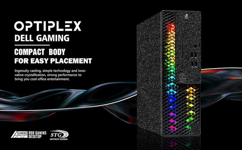 Dell RGB Gaming Desktop Computer, Intel Quad Core I5-6500 up to 3.6GHz, GeForce GTX 750 Ti 4G GDDR5, 16GB Memory, 512G SSD, RGB Keyboard & Mouse, 600M WiFi & Bluetooth 5.0, Windows 11 Pro (Renewed)