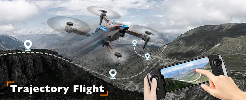 Drone with Camera for Adults, 2K HD FPV Drones with Upgrade Altitude Hold, One-Key Take Off/Landing, Speed Adjustment, Headless Mode, 2 Batteries, Toys Gifts for Teen Boys Girls, Beginner