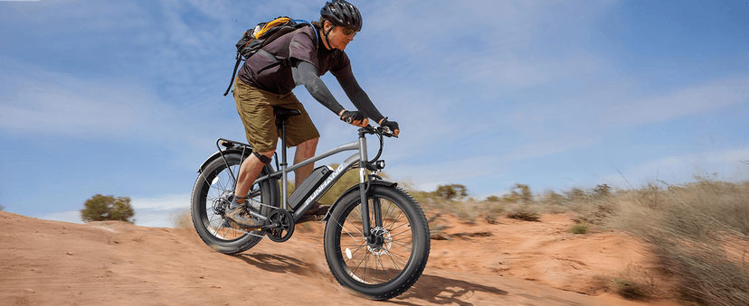 Electric Bike for Adults, 1000W Peak Ebike, 25MPH 60Miles Electric Mountain Bike, 26" Fat Tire Electric Bicycle with 48V 13AH Battery, Front Suspension,7 Speed, Rear Rack, UL 2849 Certified