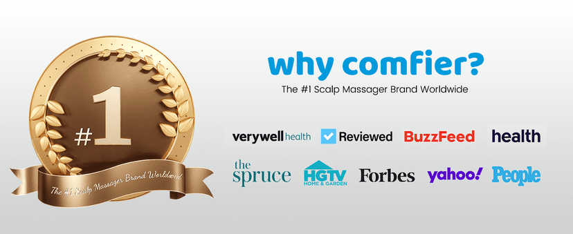 COMFIER Electric Cordless Hair Scalp Massager with Kneading 84 Massage Nodes, Handheld Portable Head Scratcher Massager for Hair Growth, Deep Clean and Stress Relax, Gifts for Men Dad