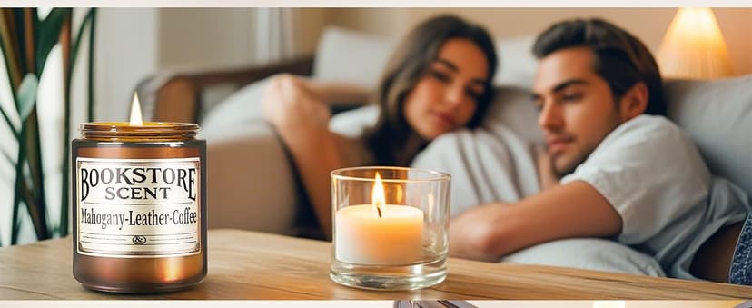 Book Lover Candle, Inspired Gift Ideas for Readers, Birthday, Book Themed Reading Gifts for Women, Bookworm, Librarian, Men