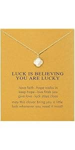 Baydurcan Friendship Anchor Compass Necklace Good Luck Elephant Pendant Chain Necklace with Message Card Gift Card