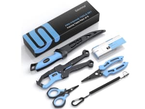 Sidomma 2 pcs Fishing Fillet Knife Set Stainless Steel 6.5 Inch Pro Fish Knife for Filleting, Fishing Gear, Fishing Tool Set, Fishing Sccessories Gifts for Men