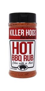 Killer Hogs BBQ TX Brisket Rub | Championship BBQ and Grill Seasoning | Great on Brisket, Ribs, Steaks, or Turkey | 11 Ounces