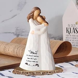 Mom Birthday Gifts,Mom Gifts from Daughters,5.5'' Mother and Daughter Figurine,Meaningful Gift for Mama on Birthday and Mother's Day (Mom Gifts)