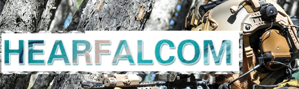 HEARFALCOM Comta III Tactical Headset Helmet ARC Rail Adapter Bracket Version Noise Cancelling Pickup Shooting Headset