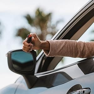 SABRE Runner Pepper Gel, Maximum Police Strength OC Spray, Reflective Strap for Easy Carry & Access, 0.67 fl oz, 4x Longer Spray Time - Up to 13 Seconds Optional Clip-On Alarm & LED Armband Combos