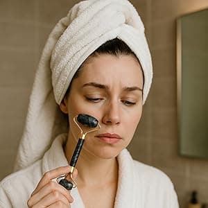 Eco Friendly Unique Natural Gift Beauty Set – Bamboo Makeup Brushes, Vegan Bamboo Roller & Soft Face Towel – Organic Self-Care Box for Women & Teens, Perfect Birthday , Holiday Present”