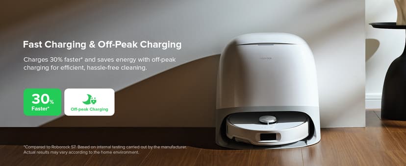 roborock Qrevo Curv S5X Robot Vacuum and Mop, 18500Pa Suction, Zero-Tangling Design, FlexiArm Side Brush, Reactive Tech Obstacle Avoidance, 10 Weeks Self-Emptying, Auto Washing for Hard Floor, Corner