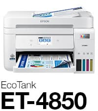 Epson EcoTank ET-2800 Wireless Color All-in-One Cartridge-Free Supertank with Scan and Copy, The Ideal Basic Home Printer - Black