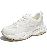 Project Cloud Womens Sneakers - Memory Foam Insole and Lightweight Spring Shoes - Non-Slip Lace Up Trendy Shoes - Fashion Sneakers for Women