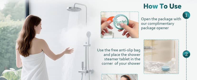 Shower Steamers Aromatherapy 8 Pack - Gifts for Women, Shower Bombs with Essential Oils, Self Care and Stress Relief Stocking Stuffers, Relaxation Birthday Gifts for Women and Men
