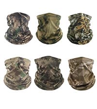 Volein Neck Gaiter Face Mask, Sun Cooling Dust Camouflage Face Shield, Reusable Washable Bandana