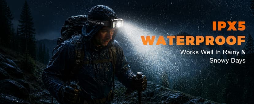 Upgraded Headlamp Rechargeable, Ultra Bright Headlight Flashlight with White Red Light, Motion Sensor Head Lights for Forehead, 6 Modes Head Lamp for Outdoor Camping Running Waterproof (2, Black)