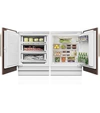 Ca'Lefort 48'' Panel Ready Refrigerator Bundle, Built-in Panel-Ready Fridge with Freezer Perfect for Kitchens -11°F-46°F Precise Freeze Control Reversible Door (Panel Not Included)