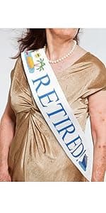 The Legend Has Retired Sash – Elegant Black and Gold Foil Legendary Sash for Both Women and Men & a Large Gold Safety Pin. Perfect for Retirement Parties