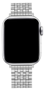 Slim Watch Band Compatible with Apple Watch 41mm 45mm 42mm 44mm 40mm 38mm Metal Stainless Steel Watchband Suitable for iWatch 10/9/8/7/6/5/4/3/2/1/SE Series Women Luxury Strap