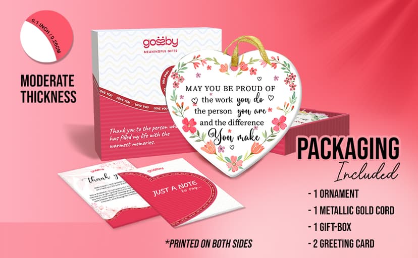 Gossby Gift for Sisters - Sister Gift from Sister - White Sisters Decor - Gifts for Women Best Friend - Car Hanging Decoration Ornament - Wine Bottle Decor