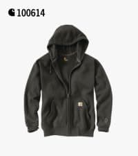 Carhartt Men's Midweight Signature Sleeve Logo Hooded Sweatshirt