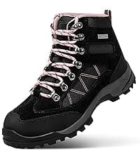 R CORD Hiking Boots Women Waterproof Womens Hiking Boots for Outdoor Trekking Camping Trail Outdoor Hiking Shoes for Women