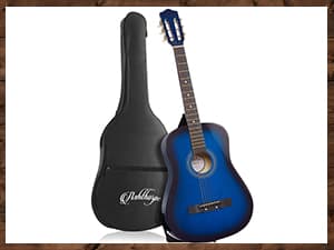 Ashthorpe 38-inch Beginner Acoustic Guitar Package (Black), Basic Starter Kit w/Gig Bag, Strings, Strap, Tuner, Pitch Pipe, Picks