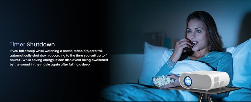 Projector, Native 1080P Full HD Bluetooth Projector with Speaker, Outdoor Portable Movie Mini Projector Compatible with Laptop, Smartphone, TV Stick, Xbox, PS5