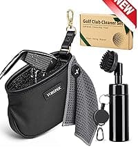 YOREPEK 2 Layer Golf Trunk Organizer, Golf Gifts for Men with Separate Ventilated Compartment for 2 Pair Shoes, Waterproof Car Trunk Locker for Balls, Tees, Clothes, Gloves, Accessories, Golfer Gifts