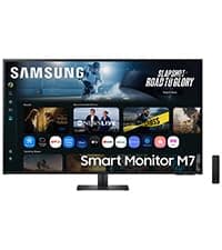 Samsung 32” Smart Monitor M7 (M70F) 4K UHD Display, Samsung Vision AI, Smart TV Apps, Gaming Hub, USB-C, HDMI and USB-A, Black, LS32FM702UNXZA, 2025