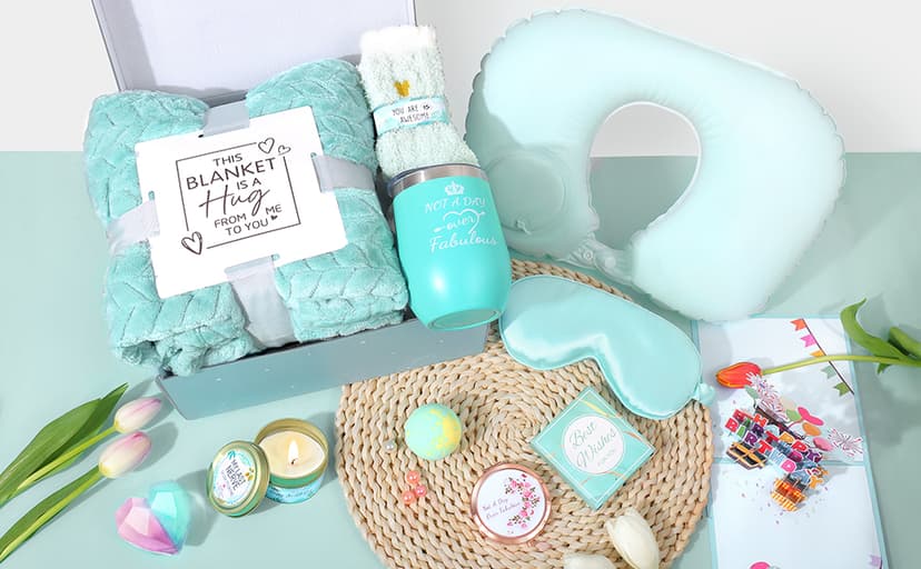 Birthday Gifts for Women Birthday Gifts Ideas Womens Gift for Birthday Box for Women Happy Birthday Gifts Basket for Friends Female Sister Coworker Her Wife Girlfriend