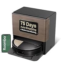 iRobot Roomba 104 2in1 Vacuum & Mop Robot - Self-Empties for 75 Days, Intense Power-Lifting Suction, Vacuums All Floors, Ideal for Pet Hair, LiDAR Smart Navigation Mapping, Mops Hard Floors