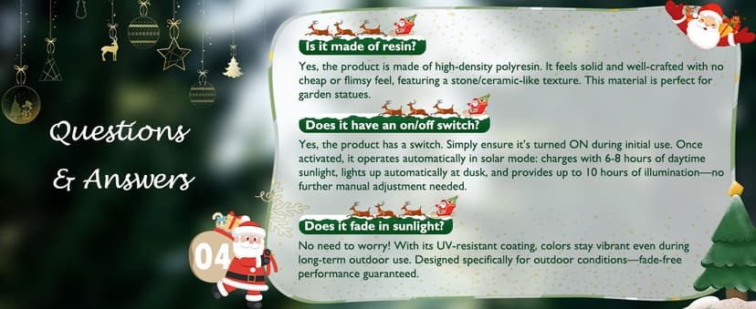 Nacome Solar Garden Outdoor Statues Turtle with Succulent and 7 LED Lights - Lawn Decor Tortoise Statue for Patio, Balcony, Yard Ornament - Unique Housewarming Gifts