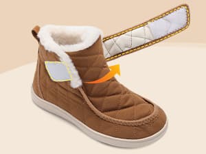 Spesoul Winter Boots for Women Waterproof Snow Boots Fuzzy Zero Drop Winter Shoes Slip On Ankle Booties for Outdoor Walking