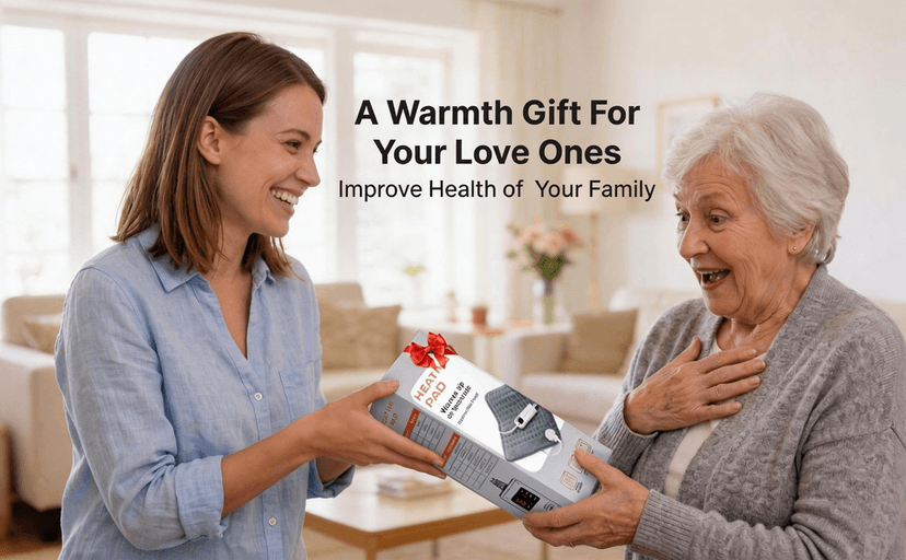 Heating Pad for Back, Neck, and Shoulder Pain Relief, Electric Heat Pad with 6 Heat Levels, Moist Heat Option, Auto Shut-Off, Birthday Christmas Gift for Women Men Mom Dad Grandma, Gift for her B0FL23X3DZ