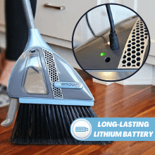 Vabroom Cordless 2-in-1 Sweeper with Built-In Vacuum