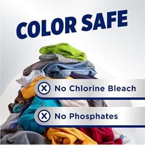 OxiClean Triple Action White Revive Laundry Whitener and Stain Remover Powder, Use with Detergent, Whitens and Brightens Clothes, Removes Tough Stains, Color Safe, Chlorine Free, 4 lbs