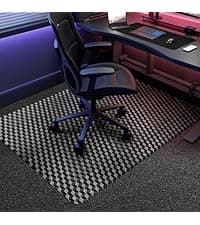 Office Chair Mat for Carpets, Clear Computer Desk Chair Mat for Low Carpeted Floors, Thick and Sturdy Carpet Protector, Easy Glide and Flat Without Curling (30" x 48" Rectangle)