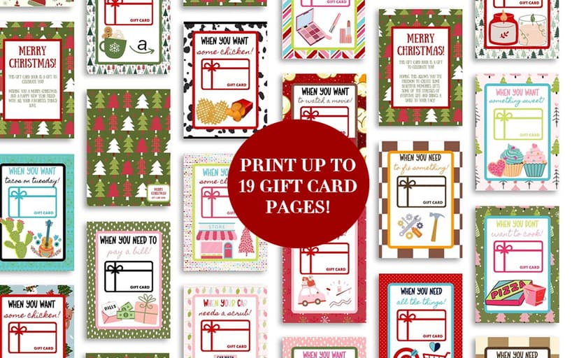 Merry Christmas! Gift Card Book, 5x7 Color Spiral-Bound Merry Christmas Card Book, Christma Gift Cards Books Holder, DIY Personalized Xmas Gifts for Family, Friends, Students (1pc)