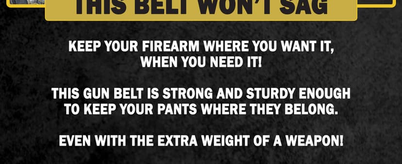 Relentless Tactical The Ultimate Leather Gun Belt | Made in USA | Concealed Carry EDC Belt for Men