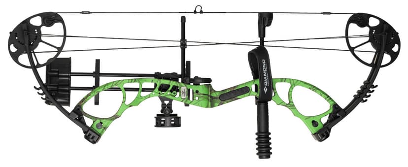 Diamond Archery Edge XT Adjustable Accurate Stable Fully Accessorized Versatile Compound Hunting Bow - 50 lbs Draw Weight