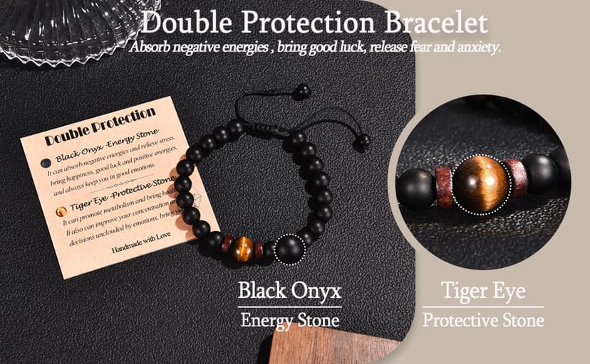 Gifts for Husband Brother Boyfriend Uncle Son Nephew Grandson Fiance Stepdad New Dad First Time Dad To Be Bracelet Gifts, Graduation Fathers Day Birthday Christmas Anniversary Valentines Day Gifts for Him Teen Boy Men