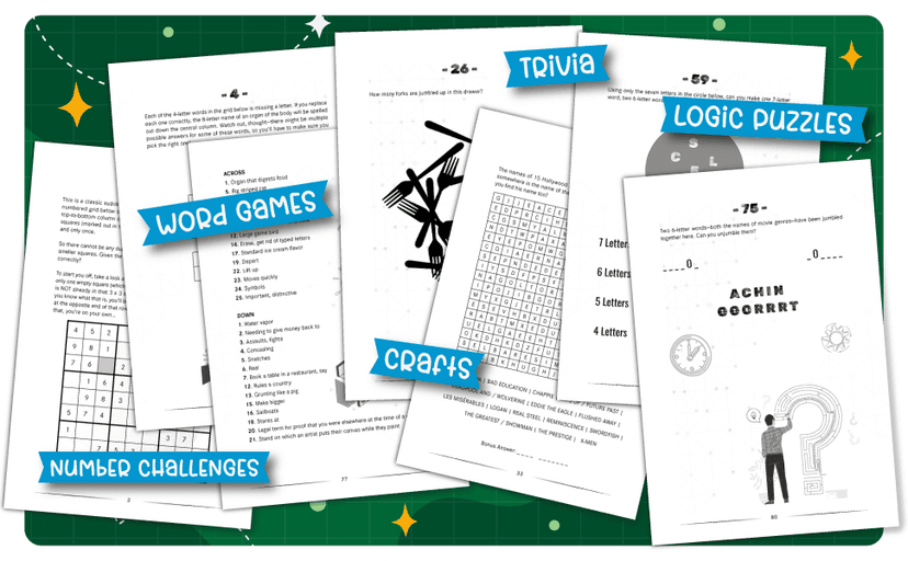 The Ultimate Activity Book for Smart Boys: Tricky Brain Teasers, Mind Games and Logic Puzzle Activities for Boys 8-12 (Activity Books for Kids)