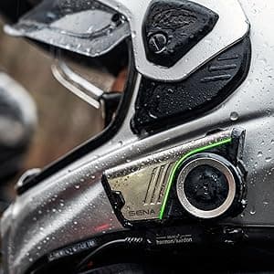 Sena 60S Motorcycle Communication Headset with Wave, Mesh, and Bluetooth Intercom, 2nd Generation Sound by Harman Kardon