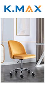 Kmax Orange Accent Chair Velvet Wingback Chair with Pillow Nail-Head Channel Tufted Oversized Club Chair for Living Room Bedroom Guest Room