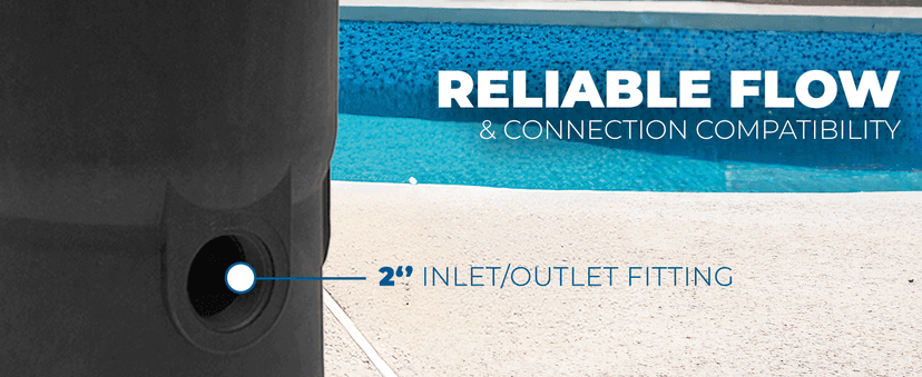 XtremepowerUS 200 sq/ft Pool Cartridge Filter for In-Ground Swimming Pool and Spa Pool Filter System for Pools Up to 72,000 Gallons, Black